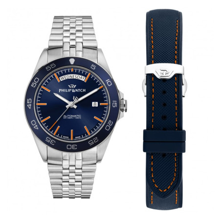 Orologio Uomo Automatico Philip Watch Caribe R8223597114 Acciaio 42mm