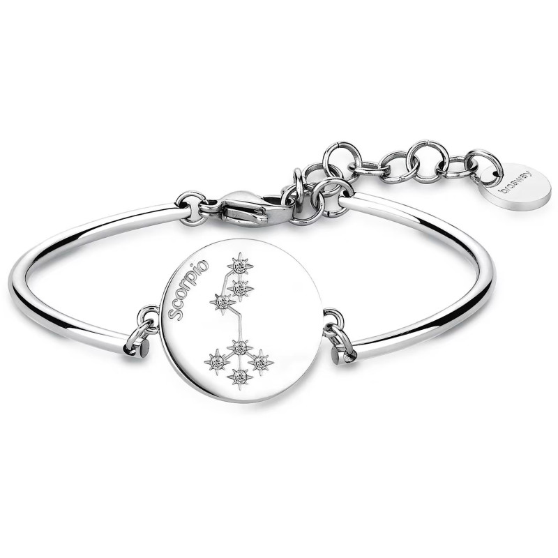 Bracciale Donna Brosway Zodiaco Chakra BHK18 in Acciaio Silver Zodiaco Scorpione Bracciale Donna Brosway Zodiaco Chakra BHK18 in Acciaio Silver Zodiaco Scorpione