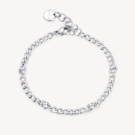 Bracciale Donna Brosway Symphonia BYM85 Catena in Acciaio Silver