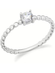 Anello Donna Ambrosia in Oro Bianco 375% con Zirconi KAAZ 011