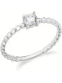Anello Donna Ambrosia in Oro Bianco 375% con Zirconi KAAZ 011