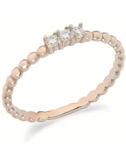 copy of Anello Donna Ambrosia in Oro Bianco 375% con Zirconi KAAZ 011