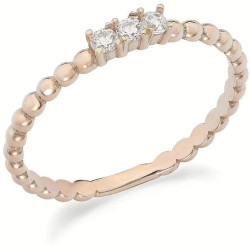 copy of Anello Donna Ambrosia in Oro Bianco 375% con Zirconi KAAZ 011
