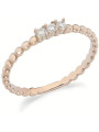 copy of Anello Donna Ambrosia in Oro Bianco 375% con Zirconi KAAZ 011