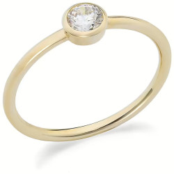 Anello Donna Ambrosia in Oro Giallo 375% con Zircone KAAZ 030