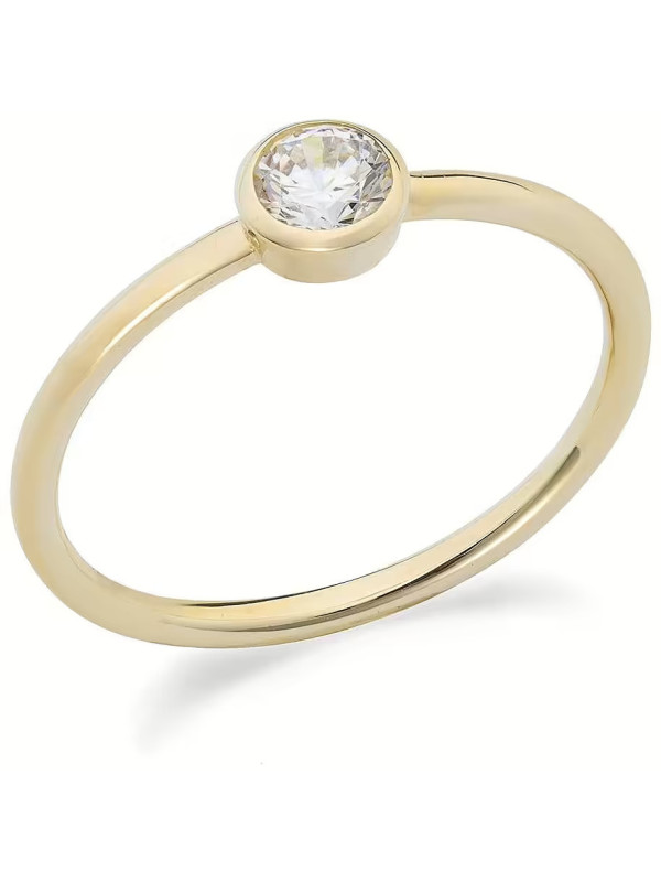 Anello Donna Ambrosia in Oro Giallo 375% con Zircone KAAZ 030