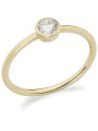 copy of Anello Donna Ambrosia in Oro Bianco 375% con Zirconi KAAZ 011