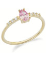 copy of Anello Donna Ambrosia in Oro Bianco 375% con Zirconi KAAZ 011