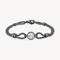 Bracciale Uomo Brosway Poseidon BPN12 in Acciaio Pvd Ruteino Rosa dei Venti
