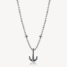 Collana Uomo Brosway Poseidon BPN02 in Acciaio Silver con Ancora