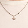 Collana Uomo Brosway Poseidon BPN02 in Acciaio Silver con Ancora