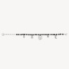 Bracciale Donna Brosway Chakra BHKB130 Portafortuna in Acciaio Silver e Nero Gufo