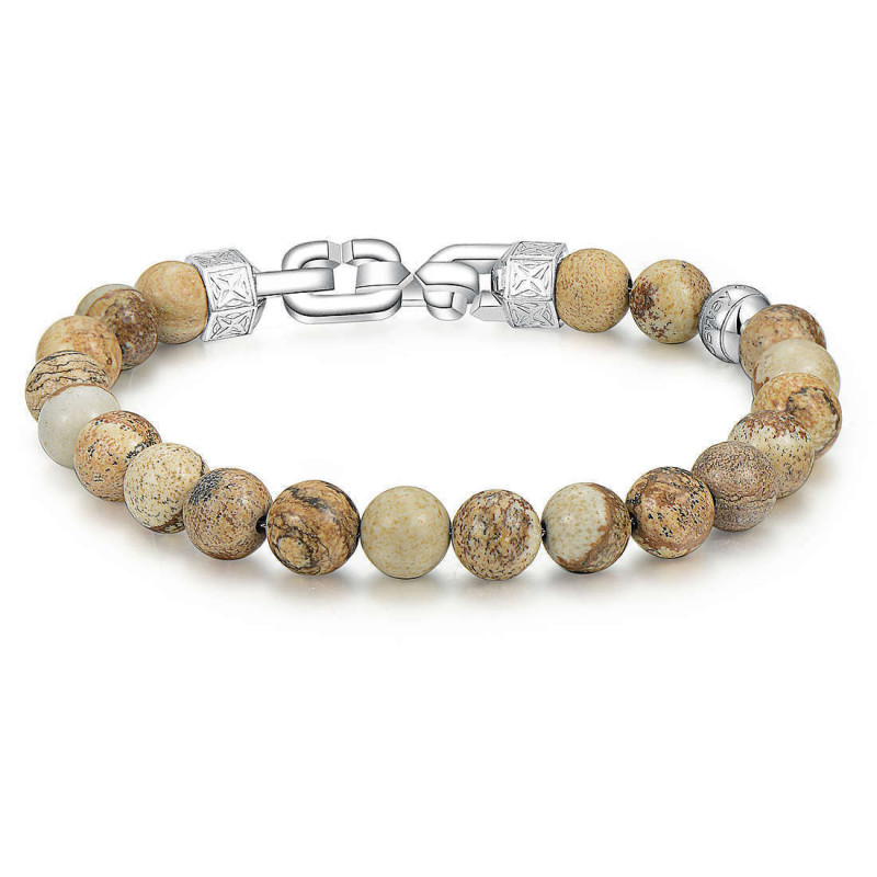 Bracciale Uomo Brosway Shanti BTH13 in Acciaio con Pietre Paesina Bracciale Uomo Brosway Shanti BTH13 in Acciaio con Pietre Paesina