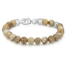 Bracciale Uomo Brosway Shanti BTH13 in Acciaio con Pietre Paesina