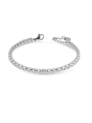 Bracciale Tennis Donna Liujo LJ2417 in Acciaio 316L Silver con Zirconi Anallergico