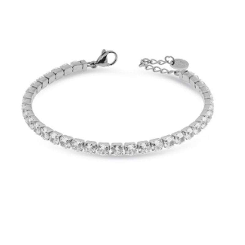 Bracciale Tennis Donna Liujo LJ2417 in Acciaio 316L Silver con Zirconi Anallergico Bracciale Tennis Donna Liujo LJ2417 in Acciaio 316L Silver con Zirconi Anallergico