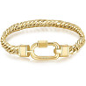 Bracciale Uomo Brosway Naxos BNX20B in Acciaio e Pvd Oro 22cm
