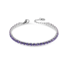 copy of Bracciale Tennis Donna Liujo LJ2422 in Acciaio 316l Silver con Zirconi Lilla