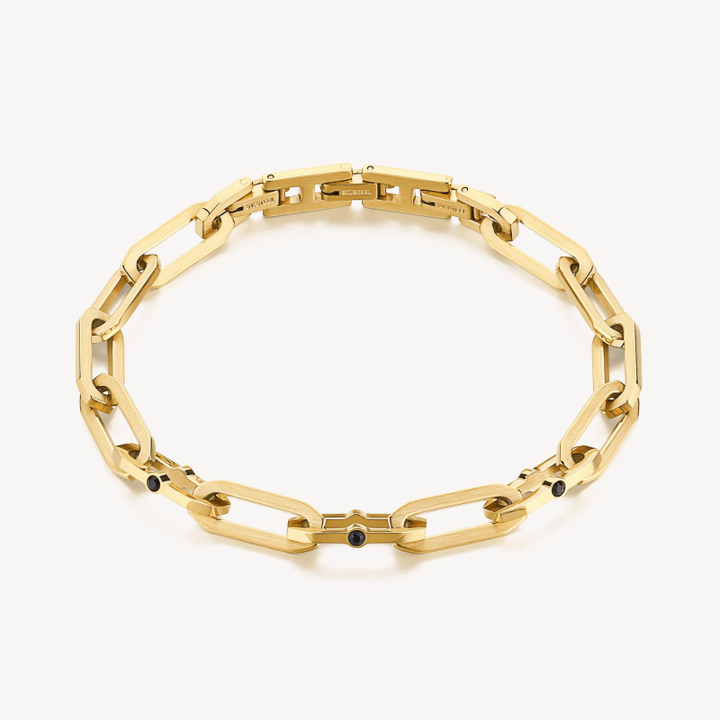 Bracciale Uomo Brosway Caliburn BBU13 Catena in Acciaio Pvd Oro Giallo Bracciale Uomo Brosway Caliburn BBU13 Catena in Acciaio Pvd Oro Giallo