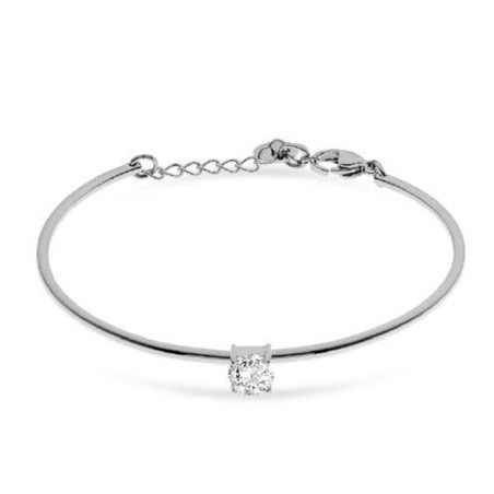 Bracciale Donna Liujo LJ2538 in Acciaio 316l Silver Con Cristallo Bianco Centrale
