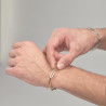 Bracciale Uomo Brosway Caliburn BBU13 Catena in Acciaio Pvd Oro Giallo