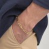 Bracciale Uomo Brosway Caliburn BBU13 Catena in Acciaio Pvd Oro Giallo