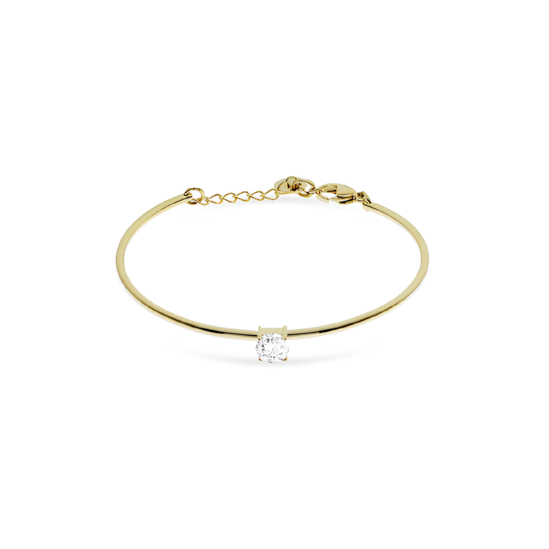 Bracciale Donna Liujo LJ2542 in Acciaio 316l Pvd Oro Con Cristallo Bianco Centrale Bracciale Donna Liujo LJ2542 in Acciaio 316l Pvd Oro Con Cristallo Bianco Centrale