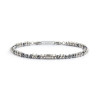 Bracciale Uomo Marlù Sparkles 1BR0060-E in Acciaio Grigio con Ematite