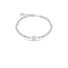 Bracciale con Perle Donna Liujo LJ2580 in Acciaio 316l Centrale con Zirconi