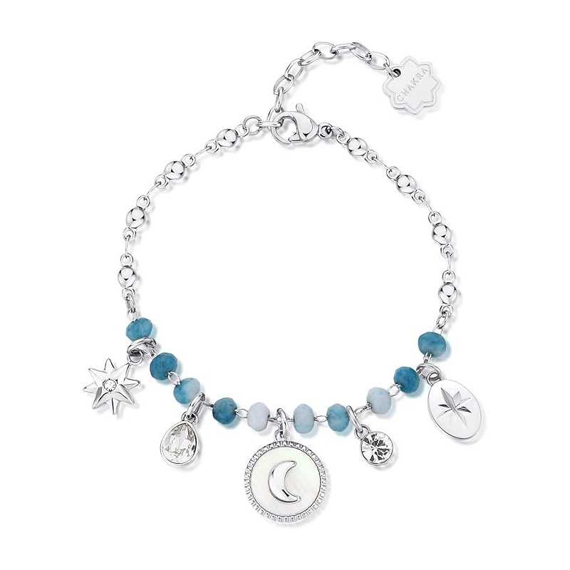 Bracciale Donna Brosway Con Simbolo Luna Chakra BHKB133 in Acciaio Silver Bracciale Donna Brosway Con Simbolo Luna Chakra BHKB133 in Acciaio Silver