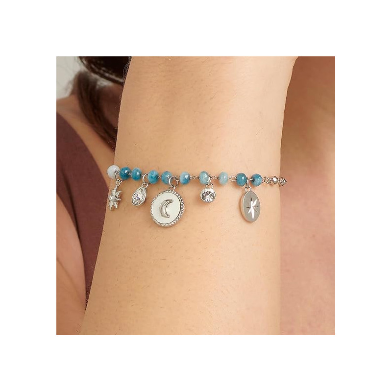 Bracciale Donna Brosway Con Simbolo Luna Chakra BHKB133 In Acciaio