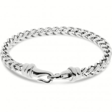 Bracciale Uomo Liu Jo Acciaio Lucido Catena intrecciata MLJ486