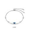 Bracciale Donna Liu Jo Acciaio Punto Luce Zirconi Bianchi e Blu LJ2289