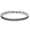 Bracciale Uomo Liu Jo Tennis in Acciaio zirconi Neri MLJ525