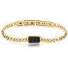 Bracciale Donna Brosway Ink BIK115 in Acciaio Colore Oro e Swarosvki Nero