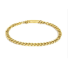 Bracciale in acciaio Pvd oro Giallo 316L 2BR0064G Marlù da uomo