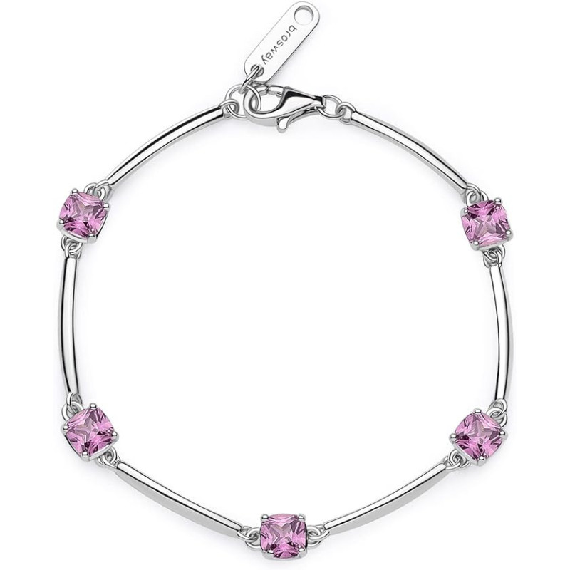 Bracciale Donna Brosway Fancy FVP05 in Argento 925% con Cristalli Viola Bracciale Donna Brosway Fancy FVP05 in Argento 925% con Cristalli Viola