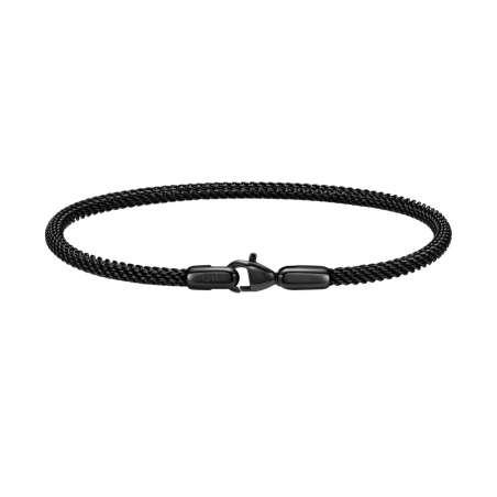 Bracciale Donna Daniel Wellington perfect pair DW00400697 in Acciaio Nero 195mm