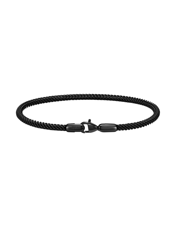 Bracciale Donna Daniel Wellington perfect pair DW00400697 in Acciaio Nero 195mm