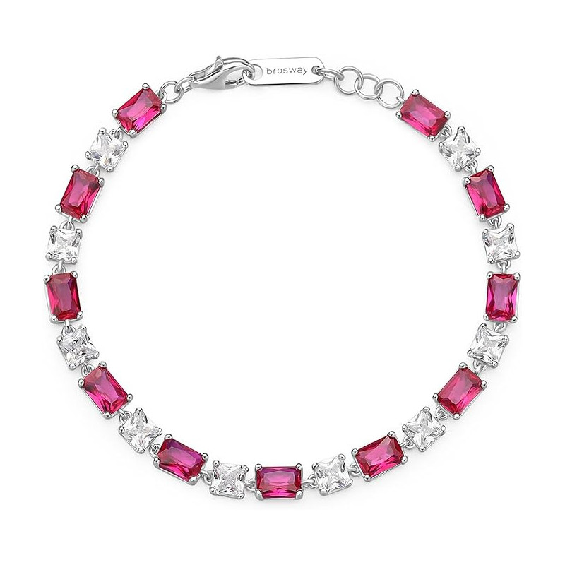 Bracciale Donna Brosway Fancy FPR18 in Argento 925% e Cristalli Rossi Bracciale Donna Brosway Fancy FPR18 in Argento 925% e Cristalli Rossi