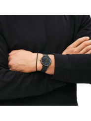 Bracciale Donna Daniel Wellington perfect pair DW00400697 in Acciaio Nero 195mm