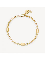 Bracciale Uomo Brosway Logan BOA015 in Acciaio Pvd Oro Giallo