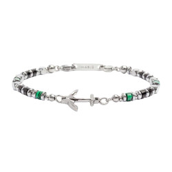 Bracciale MARLU' Icons 30br0008 Acciaio Cristallo Uomo