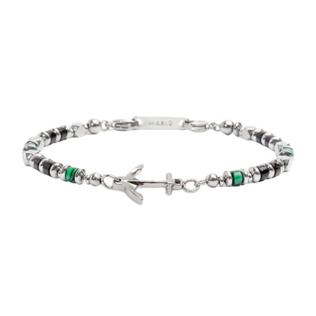 Bracciale MARLU' Icons 30br0008 Acciaio Cristallo Uomo