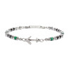 Bracciale MARLU' Icons 30br0008 Acciaio Cristallo Uomo