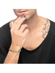 Bracciale MARLU' Icons 30br0008 Acciaio Cristallo Uomo