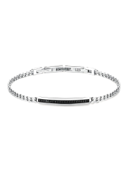Bracciale Uomo Brosway Ink BIK117 in Acciaio Colore Silver e Swarosvki