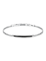 Bracciale Uomo Brosway Ink BIK117 in Acciaio Colore Silver e Swarosvki