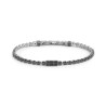 copy of Bracciale unisex Marlù 33BR0036N-S catena tennis con zirconi neri 4mm