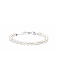 Bracciale Donna Marlu Gioielli Acciaio Marlu 30br0004-w con Perle Bianche